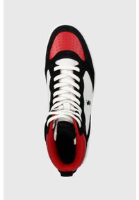 Polo Ralph Lauren sneakersy skórzane Polo Crt Hgh kolor czarny 809913454003. Nosek buta: okrągły. Kolor: czarny. Materiał: skóra #5