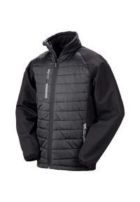 RESULT - Kurtka Result Softshell Rembourrée Black Compass. Kolor: wielokolorowy, szary, czarny. Materiał: softshell #1