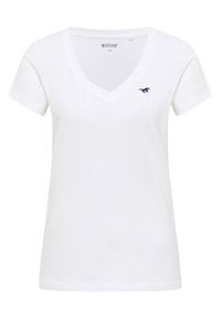 Mustang T-Shirt Beverly 1016517 Biały Slim Fit. Kolor: biały. Materiał: bawełna #4