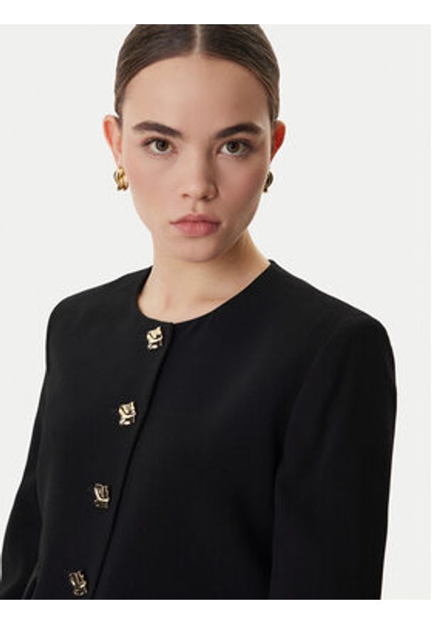 Marella Marynarka Falesia 2613041063 Czarny Regular Fit. Kolor: czarny. Materiał: syntetyk