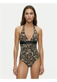 TOMMY HILFIGER - Tommy Hilfiger Strój kąpielowy UW0UW06372 Beżowy. Kolor: beżowy. Materiał: syntetyk #1