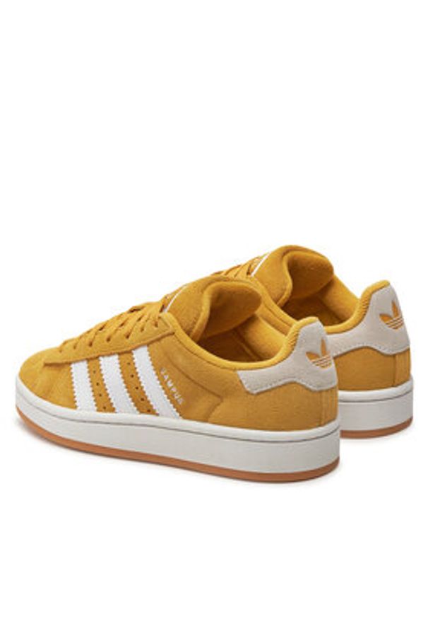 Adidas - adidas Sneakersy Campus 00s J IG9157 Żółty. Kolor: żółty. Materiał: skóra, zamsz. Model: Adidas Campus