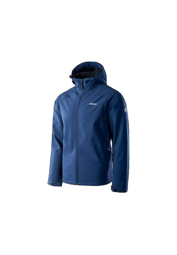 Hi-tec - Kurtka Hi-Tec Neti II Softshell Granatowa. Kolor: niebieski. Materiał: poliester, elastan. Sport: turystyka piesza