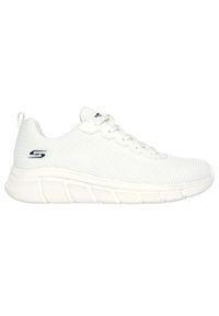 skechers - Buty do chodzenia damskie Skechers 117346W. Kolor: biały. Materiał: syntetyk, materiał. Szerokość cholewki: normalna. Model: Skechers Sport. Sport: turystyka piesza