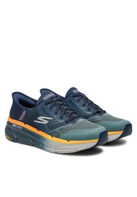 skechers - Skechers Sneakersy 220526/NVOR Granatowy. Kolor: niebieski. Materiał: materiał