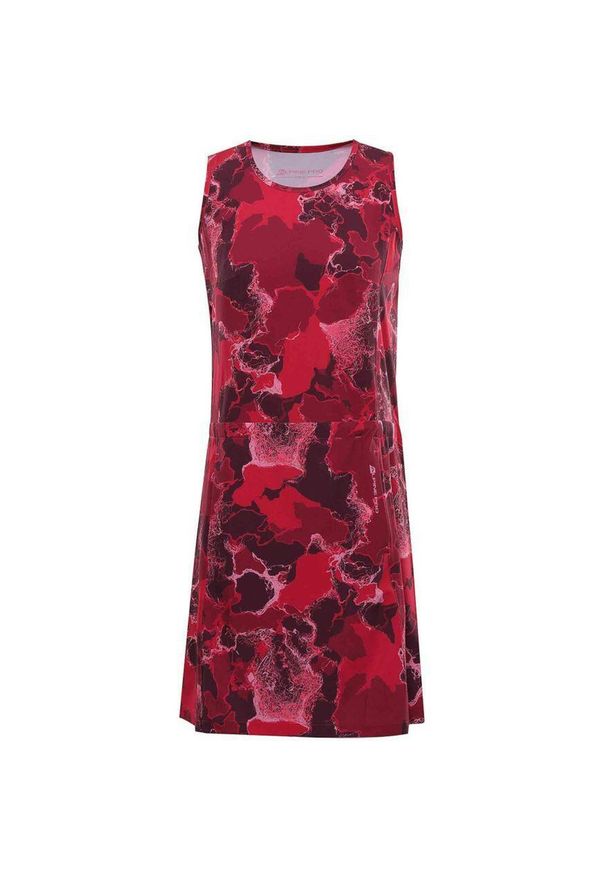 ALPINE PRO Coleena 2 sukienka damska czerwona rozmiar S.. Kolor: fioletowy. Materiał: materiał. Sport: turystyka piesza