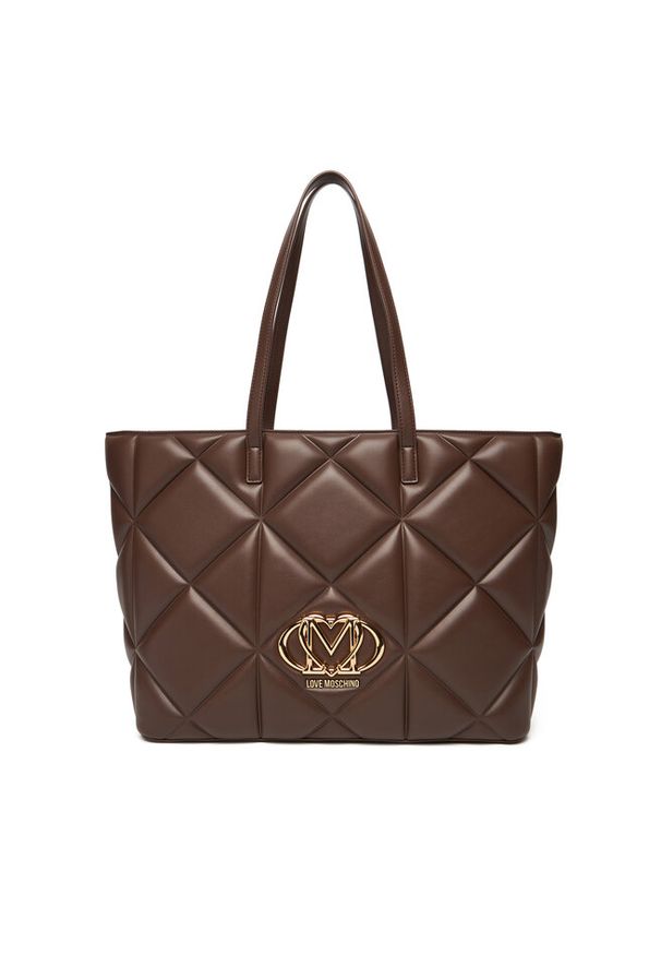 Love Moschino - Torebka LOVE MOSCHINO. Kolor: brązowy