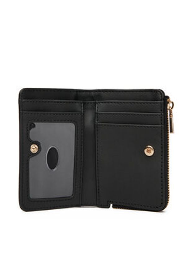 Guess Mały Portfel Damski SWZG74 59156 Czarny. Kolor: czarny. Materiał: skóra