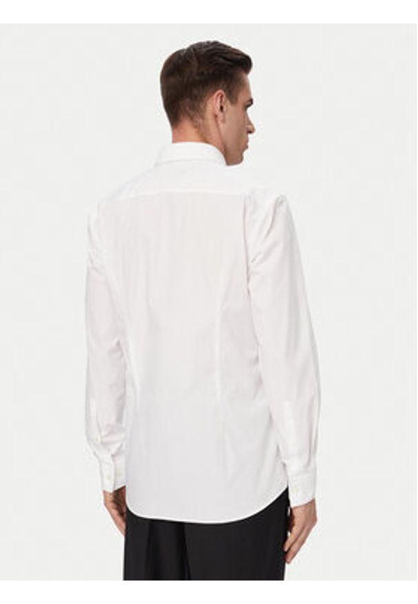 Hugo - HUGO Koszula Koey 50561154 Biały Slim Fit. Kolor: biały. Materiał: bawełna