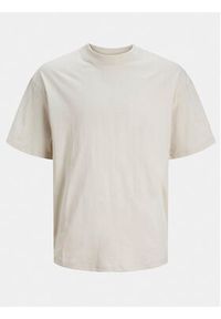 Jack & Jones - Jack&Jones T-Shirt Collective 12251865 Beżowy Wide Fit. Kolor: beżowy. Materiał: bawełna #6
