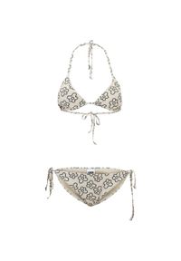 Urban Classics - Zestaw Bikini Dla Pań I Panów Z Trójkątnymi Miseczkami W Kwiaty. Kolor: czarny, biały, wielokolorowy. Wzór: kwiaty
