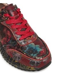 Laura Vita Sneakersy Burton 36 Czerwony. Kolor: czerwony. Materiał: skóra #4
