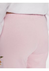 Guess Spodnie dresowe V4GB04 KC6V1 Różowy Regular Fit. Kolor: różowy. Materiał: bawełna #2