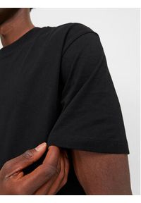 Jack & Jones - Jack&Jones T-Shirt Bradley 12249319 Czarny Regular Fit. Kolor: czarny. Materiał: bawełna