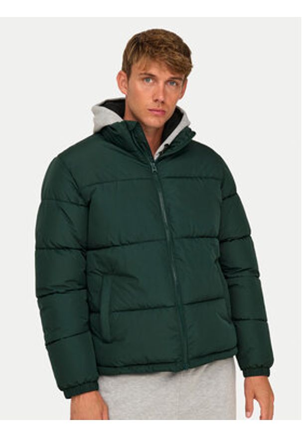 Only & Sons Kurtka zimowa 22025205 Zielony Regular Fit. Kolor: zielony. Materiał: syntetyk. Sezon: zima