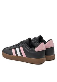 Adidas - adidas Sneakersy VL Court 3.0 JH6607 Czarny. Kolor: czarny. Materiał: skóra