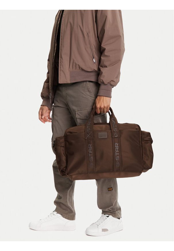 G-Star RAW - G-Star Raw Torba weekendowa CEO-MARK-XC8190 Brązowy. Kolor: brązowy. Materiał: materiał