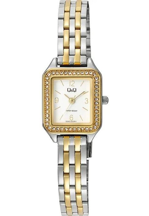 Zegarek damski QQ Q26C-003P srebrny. Kolor: srebrny