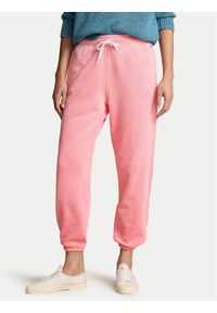Polo Ralph Lauren Spodnie dresowe 211935585002 Różowy Regular Fit. Kolor: różowy. Materiał: bawełna #1