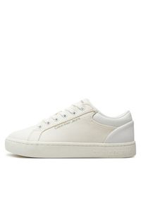 Calvin Klein Jeans Sneakersy Classic Cupsole Low Lth In Dc YM0YM00976 Biały. Kolor: biały