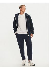 Tommy Jeans T-Shirt Linear Logo DM0DM20744 Szary Regular Fit. Kolor: szary. Materiał: bawełna #3