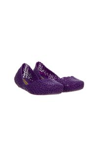 melissa - Baleriny Melissa Campana Papel AD Purple 010423, Fioletowy, Guma. Kolor: fioletowy. Materiał: tworzywo sztuczne. Szerokość cholewki: normalna. Wzór: ażurowy #5