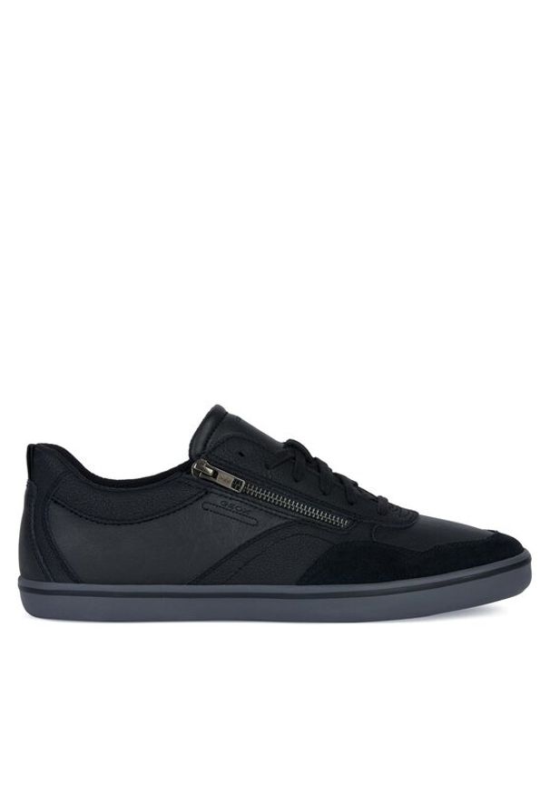 Geox Sneakersy U Elver U35BCB 0PTEK C9999 Czarny. Kolor: czarny. Materiał: skóra