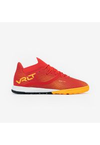 KIPSTA - Buty piłkarskie Kipsta Viralto III 3D Air Mesh Turf. Kolor: czerwony. Materiał: mesh. Szerokość cholewki: normalna. Sport: piłka nożna