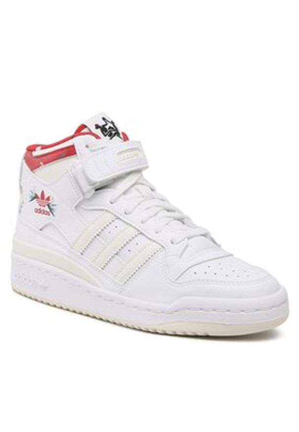 Adidas - adidas Sneakersy Forum Md Tm W GY9556 Biały. Kolor: biały. Materiał: skóra