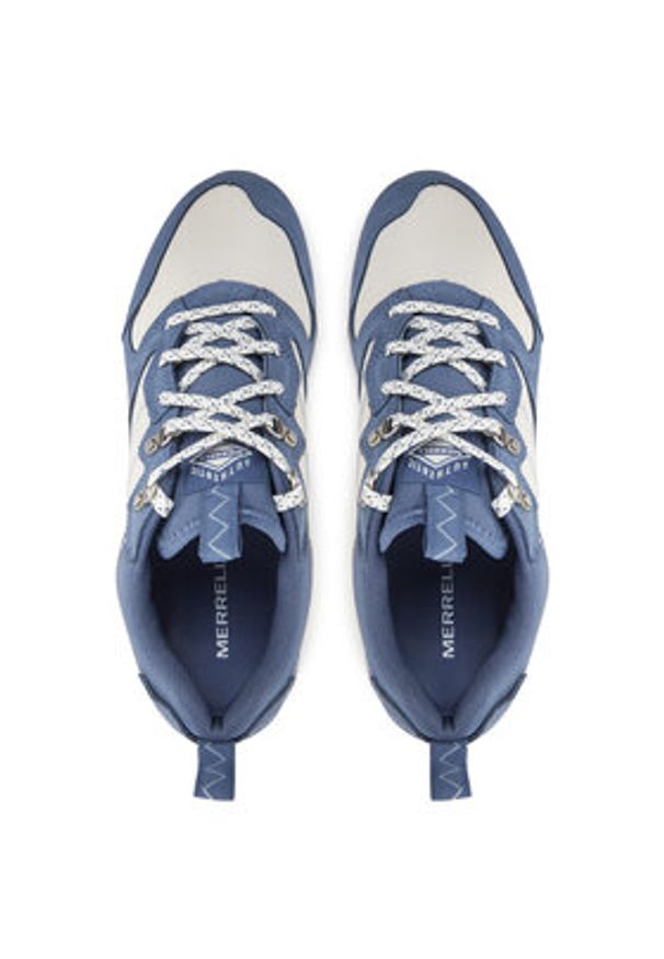 Merrell Sneakersy Alpine 83 Sneaker Recraft MXD J007019 Niebieski. Kolor: niebieski. Materiał: skóra, zamsz
