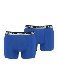 Bokserki męskie Head Basic Boxer 2 Pack. Kolor: niebieski