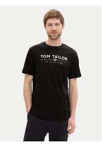 Tom Tailor T-Shirt 1043276 Czarny Regular Fit. Kolor: czarny. Materiał: bawełna #3
