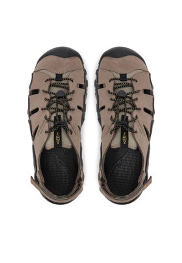 keen - Keen Sandały Hyperport Fisherman Leather M 1030723 Beżowy. Kolor: beżowy. Materiał: nubuk, skóra