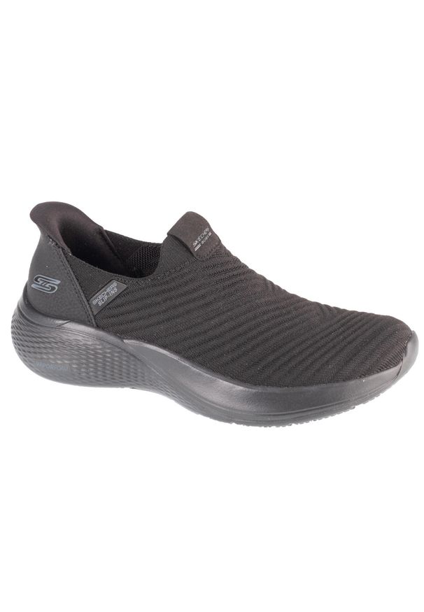 skechers - Buty do chodzenia damskie Skechers Bobs Infinity Daily Vision Black. Zapięcie: bez zapięcia. Kolor: czarny. Materiał: syntetyk, tkanina, materiał. Szerokość cholewki: normalna. Sport: turystyka piesza