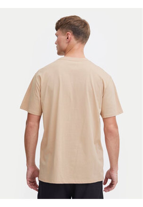 !SOLID - Solid T-Shirt 21108237 Beżowy Regular Fit. Kolor: beżowy. Materiał: bawełna