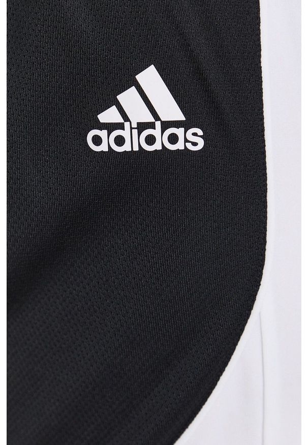 adidas Performance - Szorty. Okazja: na co dzień. Kolor: czarny. Materiał: materiał. Styl: casual
