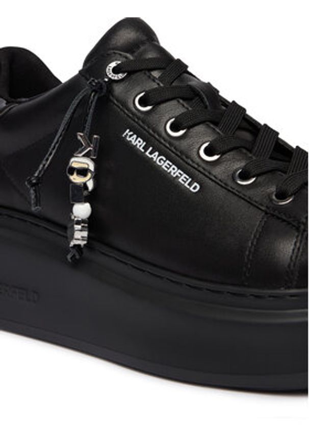 Karl Lagerfeld - KARL LAGERFELD Sneakersy Anakapri KL63516 Czarny. Kolor: czarny. Materiał: skóra
