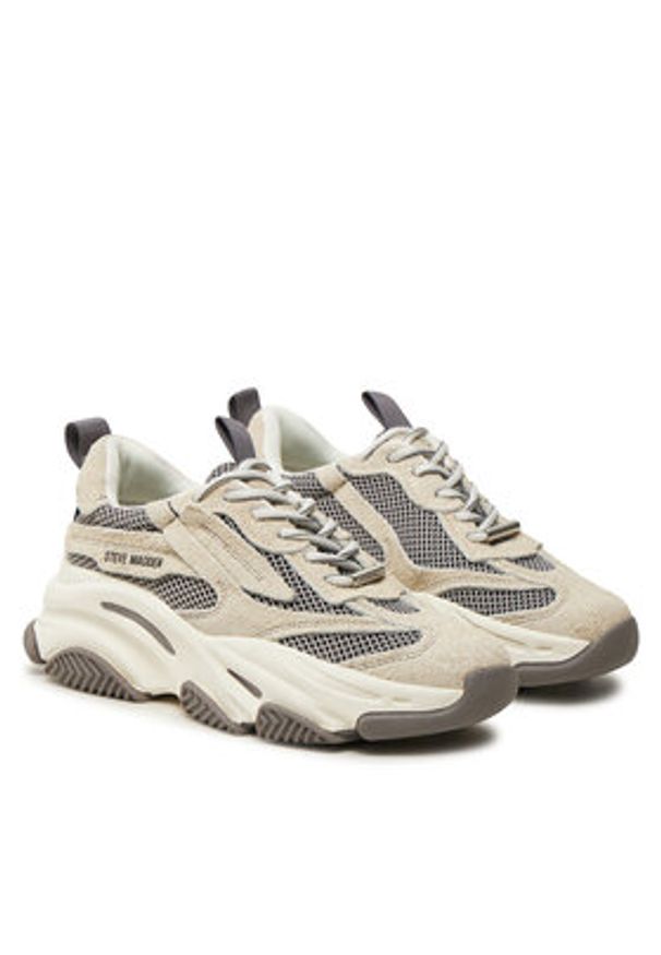 Steve Madden Sneakersy Possession-E SM19000033 Brązowy. Kolor: brązowy. Materiał: skóra