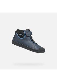 Geox - Kapcie GEOX J GISLI Niebieski. Okazja: na co dzień. Kolor: niebieski. Materiał: syntetyk, tkanina