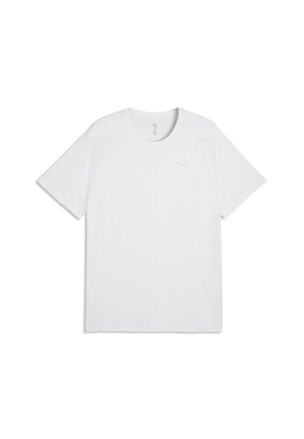 Puma - Męska koszulka treningowa PWRTRAIN PUMA. Kolor: biały. Materiał: materiał. Sport: fitness