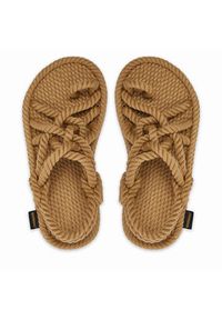 Bohonomad Espadryle Cape Point CPT.0012.WRS Beżowy. Kolor: beżowy. Materiał: materiał #5