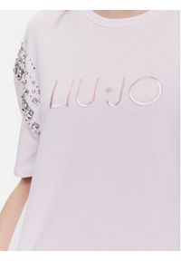 Liu Jo T-Shirt A3418 J5003 Różowy Regular Fit. Kolor: różowy. Materiał: bawełna #5