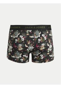 Jack & Jones - Jack&Jones Komplet 3 par bokserek Flower 12194284 Czarny. Kolor: czarny. Materiał: syntetyk #4