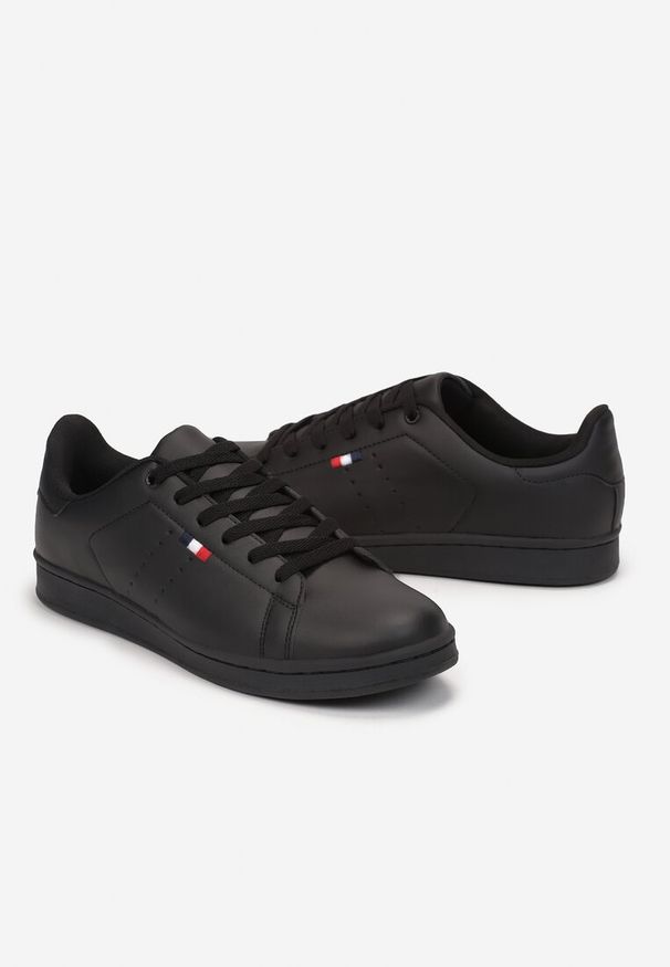 Born2be - Czarne Buty Sportowe Dorolis. Wysokość cholewki: przed kostkę. Kolor: czarny. Materiał: dresówka, jeans. Szerokość cholewki: normalna. Obcas: na płaskiej podeszwie