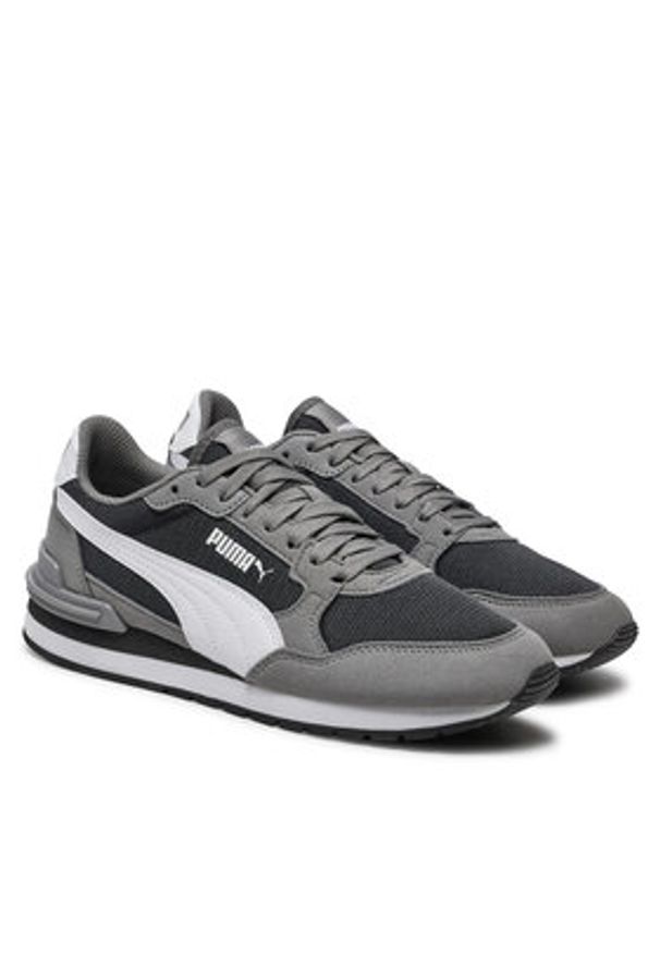 Puma Sneakersy St Runner v4 Mesh Jr 399876 04 Czarny. Kolor: czarny. Materiał: zamsz, skóra