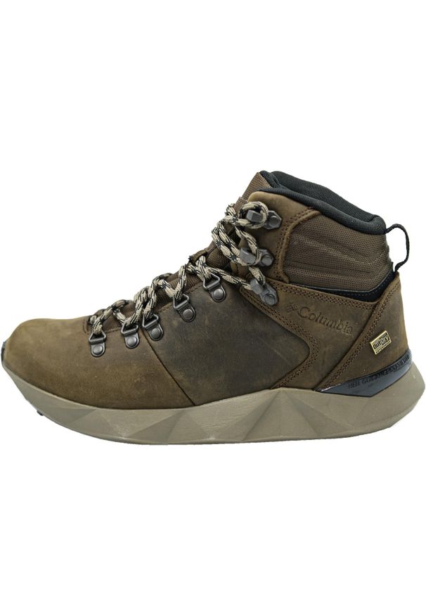 columbia - Buty męskie Columbia Facet Sierra. Kolor: brązowy. Materiał: skóra, materiał. Sport: turystyka piesza