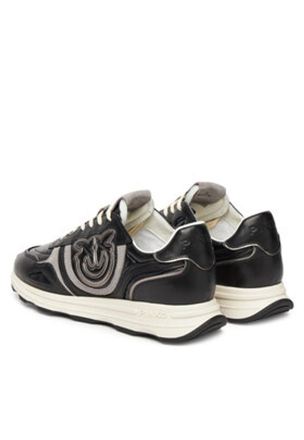 Pinko - PINKO Sneakersy Zoe 01 SS0087P023 Czarny. Kolor: czarny. Materiał: skóra