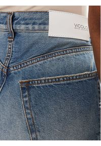 ViCOLO Szorty jeansowe DB5109 Granatowy Regular Fit. Kolor: niebieski. Materiał: bawełna, jeans