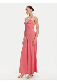 Silvian Heach Sukienka letnia Madev GPP25330VE Różowy Slim Fit. Kolor: różowy. Materiał: syntetyk. Sezon: lato
