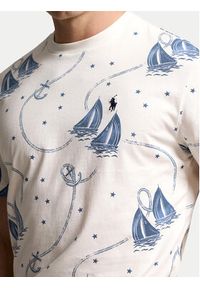 Polo Ralph Lauren T-Shirt 710941547001 Écru Classic Fit. Typ kołnierza: polo. Materiał: bawełna